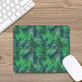 Watercolor Tropical Leaves Pattern Print Mouse Pad