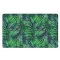 Watercolor Tropical Leaves Pattern Print Polyester Doormat