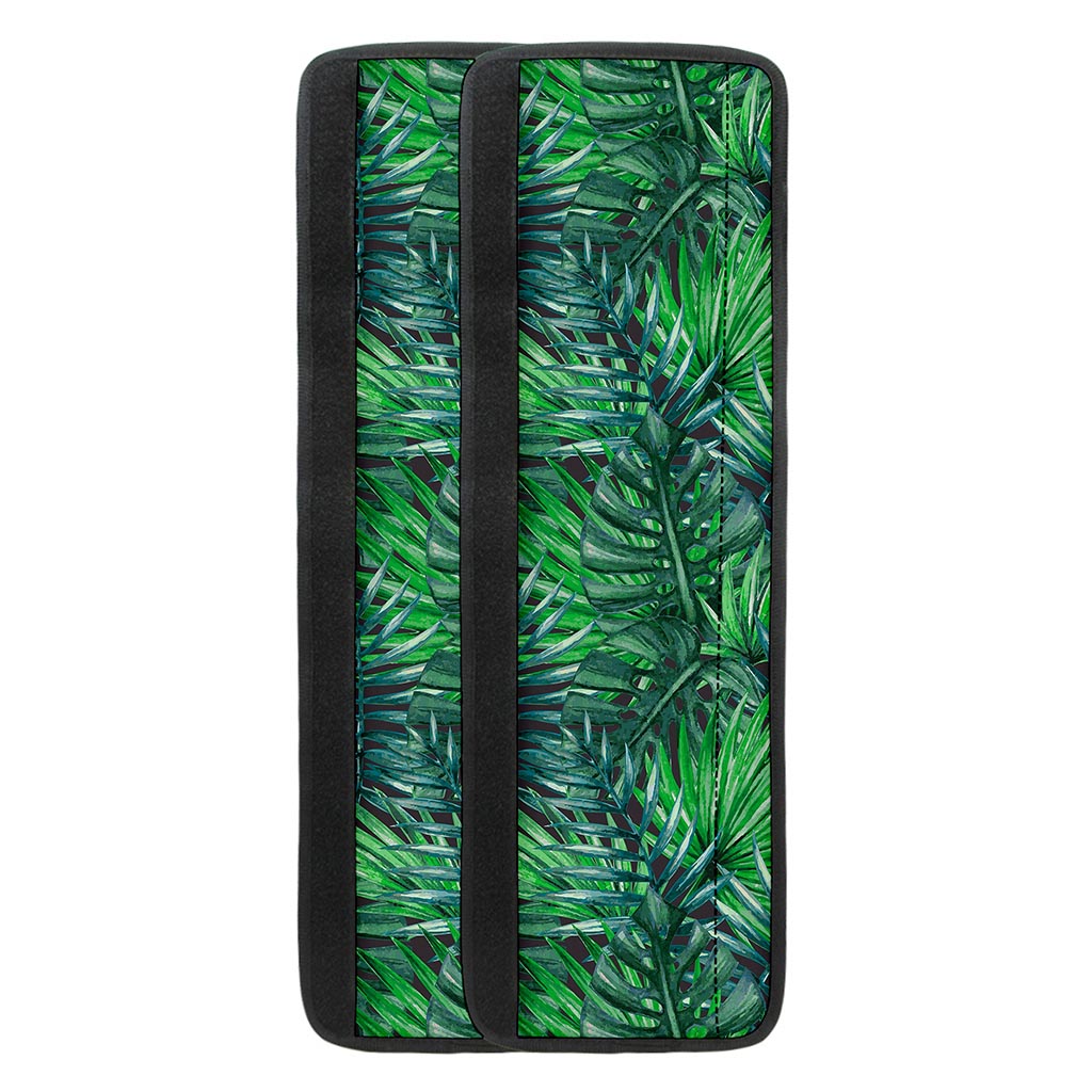 Watercolor Tropical Leaves Pattern Print Refrigerator Handle Covers