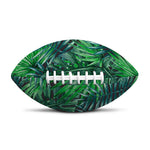 Watercolor Tropical Leaves Pattern Print Rugby Ball