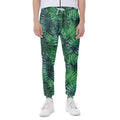 Watercolor Tropical Leaves Pattern Print Joggers