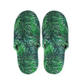 Watercolor Tropical Leaves Pattern Print Slippers