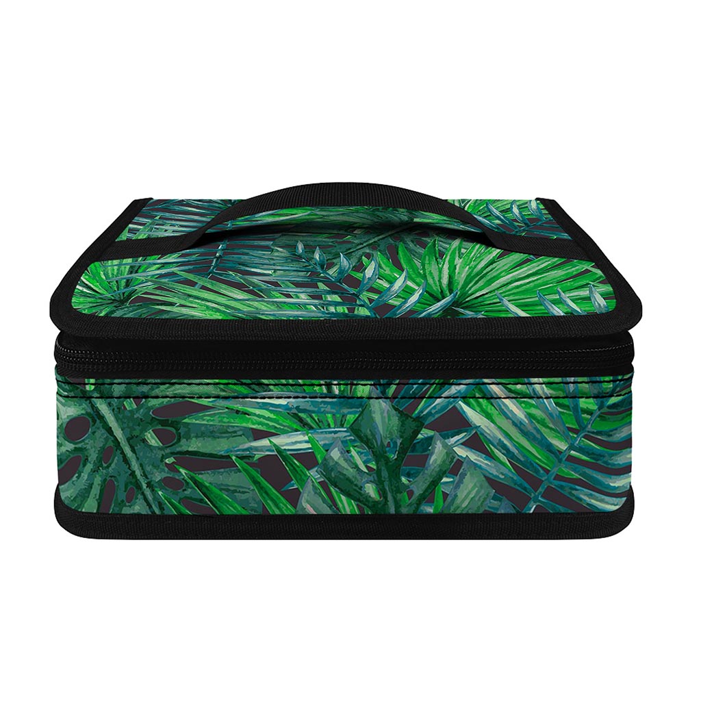 Watercolor Tropical Leaves Pattern Print Small Lunch Bag