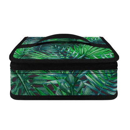 Watercolor Tropical Leaves Pattern Print Small Lunch Bag