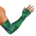 Watercolor Tropical Leaves Pattern Print Sun Protection Arm Sleeves