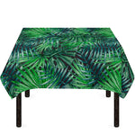 Watercolor Tropical Leaves Pattern Print Tablecloth