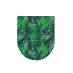Watercolor Tropical Leaves Pattern Print Toilet Lid Cover