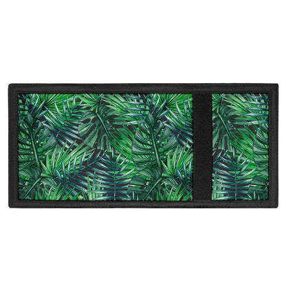 Watercolor Tropical Leaves Pattern Print Trifold Wallet