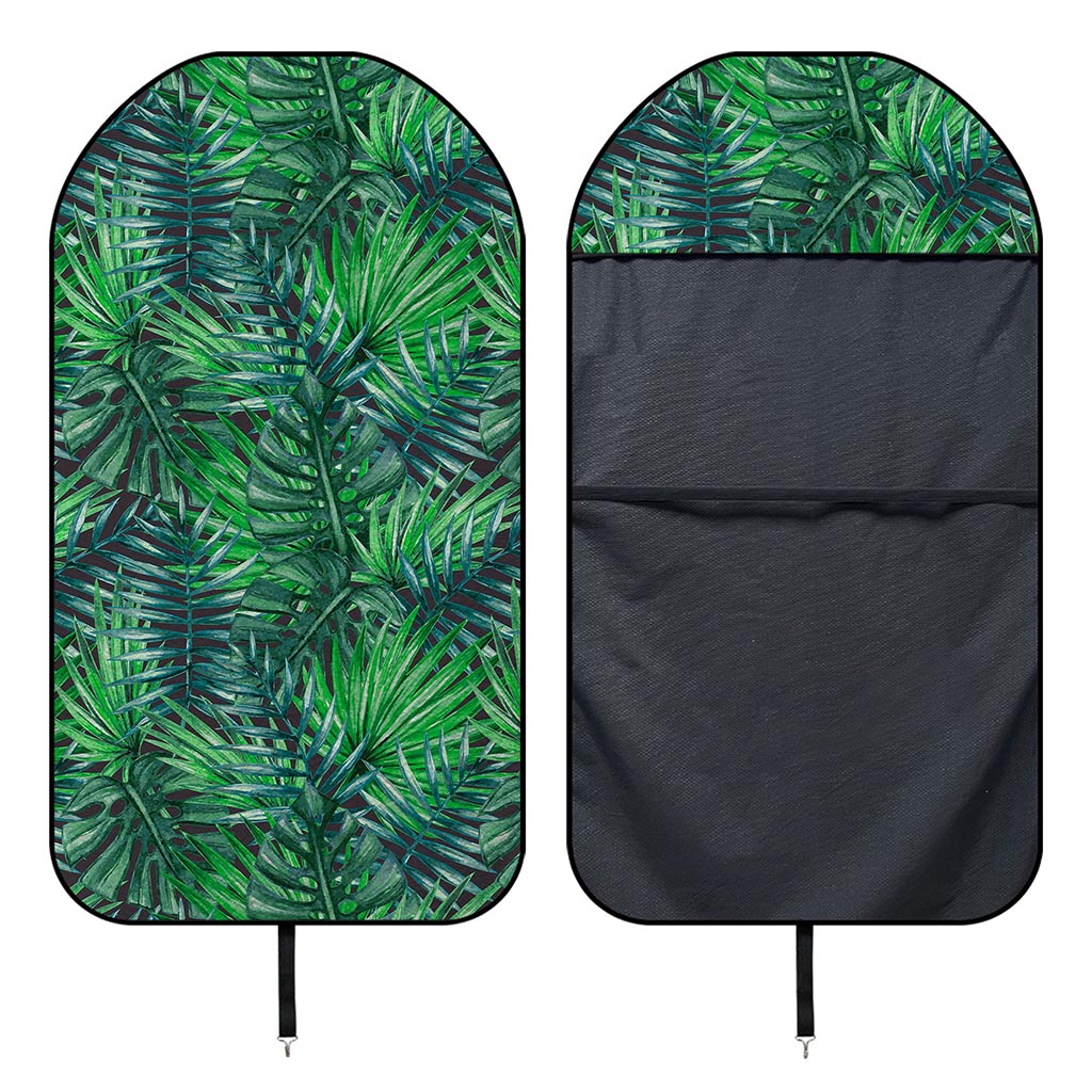 Watercolor Tropical Leaves Pattern Print Waterproof Car Seat Cover