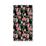 Watercolor Tropical Lily Pattern Print Baby Crib Sheet
