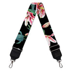 Watercolor Tropical Lily Pattern Print Bag Strap