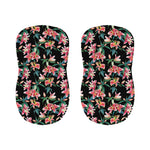 Watercolor Tropical Lily Pattern Print Bar Stool Covers