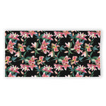 Watercolor Tropical Lily Pattern Print Beach Towel
