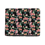 Watercolor Tropical Lily Pattern Print Bifold Wallet