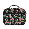Watercolor Tropical Lily Pattern Print Briefcase Bible Bag