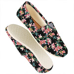 Watercolor Tropical Lily Pattern Print Casual Shoes
