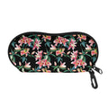 Watercolor Tropical Lily Pattern Print Glasses Case