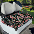 Watercolor Tropical Lily Pattern Print Golf Cart Seat Cover