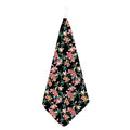 Watercolor Tropical Lily Pattern Print Hand Towel