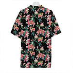 Watercolor Tropical Lily Pattern Print Hawaiian Shirt