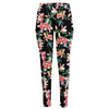 Watercolor Tropical Lily Pattern Print High-Waisted Pocket Leggings