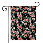 Watercolor Tropical Lily Pattern Print House Flag