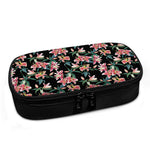 Watercolor Tropical Lily Pattern Print Insulin Cooler Travel Case