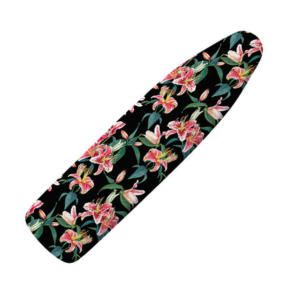 Watercolor Tropical Lily Pattern Print Ironing Board Cover