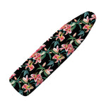 Watercolor Tropical Lily Pattern Print Ironing Board Cover