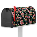 Watercolor Tropical Lily Pattern Print Mailbox Cover