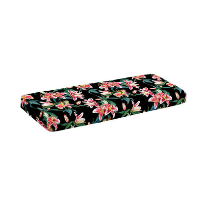 Watercolor Tropical Lily Pattern Print Piano Keyboard Cover