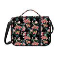 Watercolor Tropical Lily Pattern Print Shoulder Strap Bible Bag