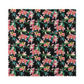 Watercolor Tropical Lily Pattern Print Silk Bandana