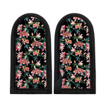 Watercolor Tropical Lily Pattern Print Skillet Handle Cover