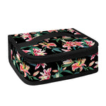 Watercolor Tropical Lily Pattern Print Small Lunch Bag