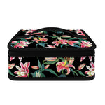 Watercolor Tropical Lily Pattern Print Small Lunch Bag