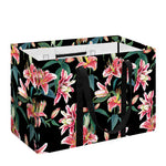 Watercolor Tropical Lily Pattern Print Utility Tote Bag