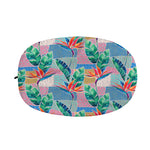Watercolor Tropical Patchwork Print Car Side Mirror Covers