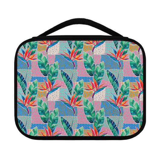 Watercolor Tropical Patchwork Print Classic Bible Case