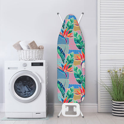 Watercolor Tropical Patchwork Print Ironing Board Cover