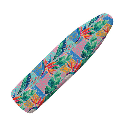 Watercolor Tropical Patchwork Print Ironing Board Cover