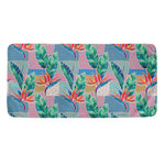 Watercolor Tropical Patchwork Print Towel