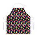 Watercolor Tropical Pattern Print Adjustable Apron