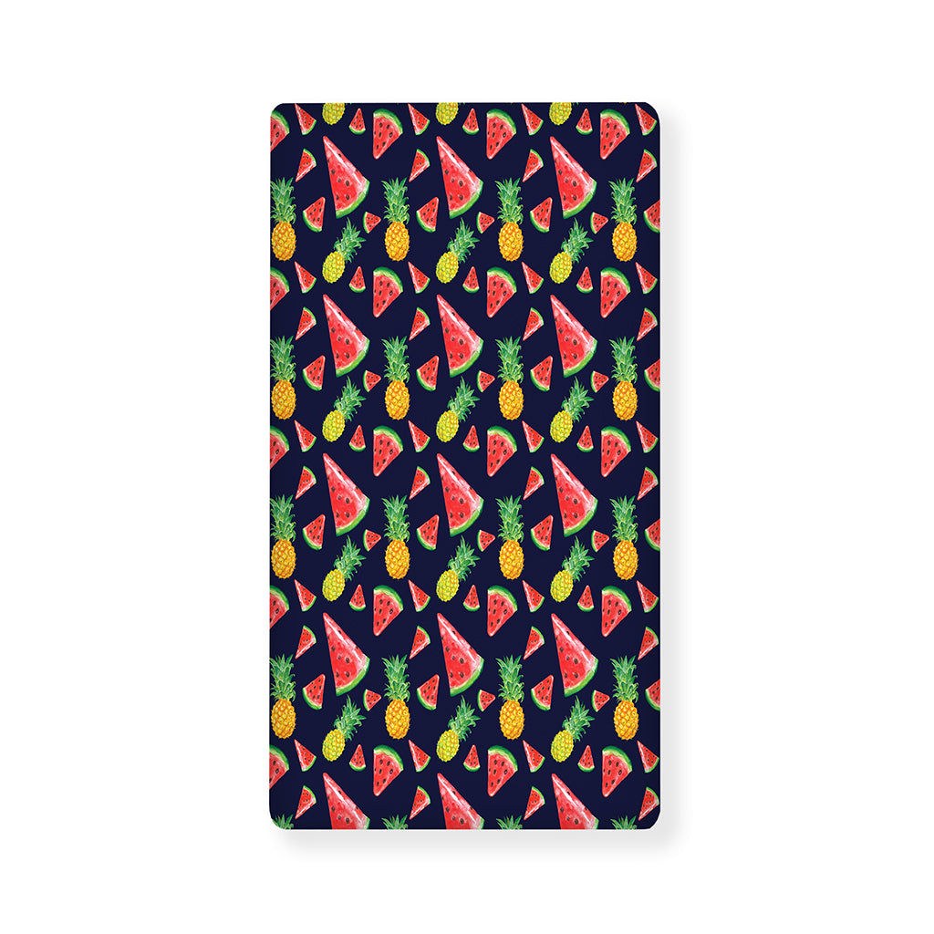 Watercolor Tropical Pattern Print Baby Crib Sheet