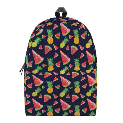 Watercolor Tropical Pattern Print Backpack