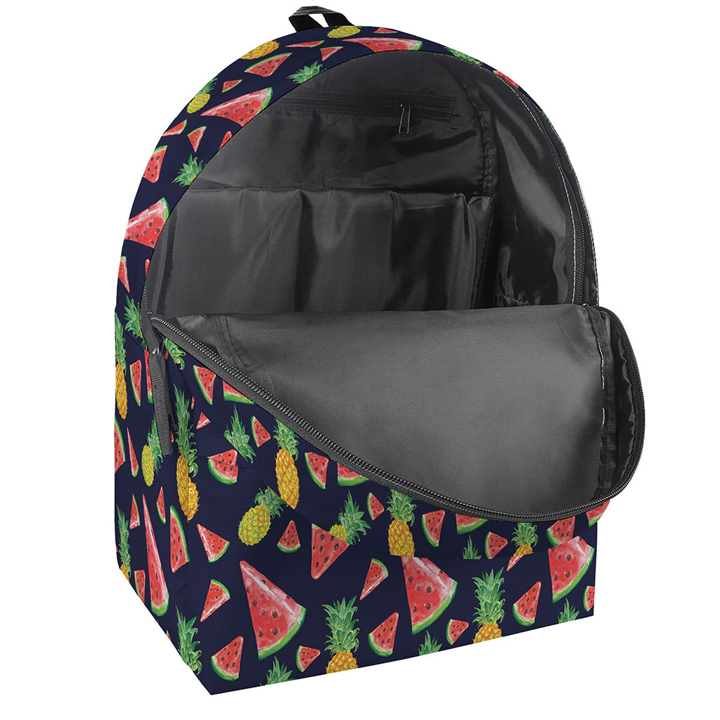 Watercolor Tropical Pattern Print Backpack