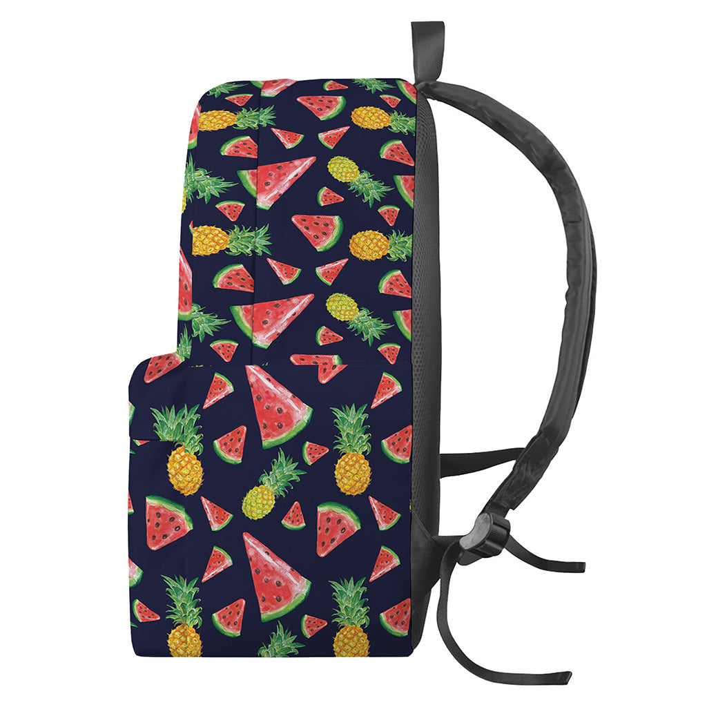 Watercolor Tropical Pattern Print Backpack
