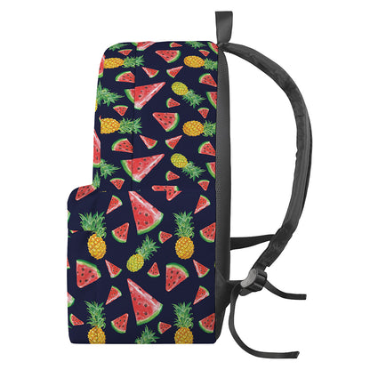 Watercolor Tropical Pattern Print Backpack