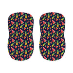 Watercolor Tropical Pattern Print Bar Stool Covers
