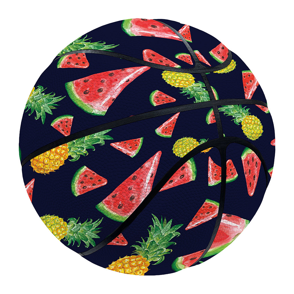Watercolor Tropical Pattern Print Basketball